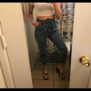 Showpo High Waisted Scrunch Jeans
